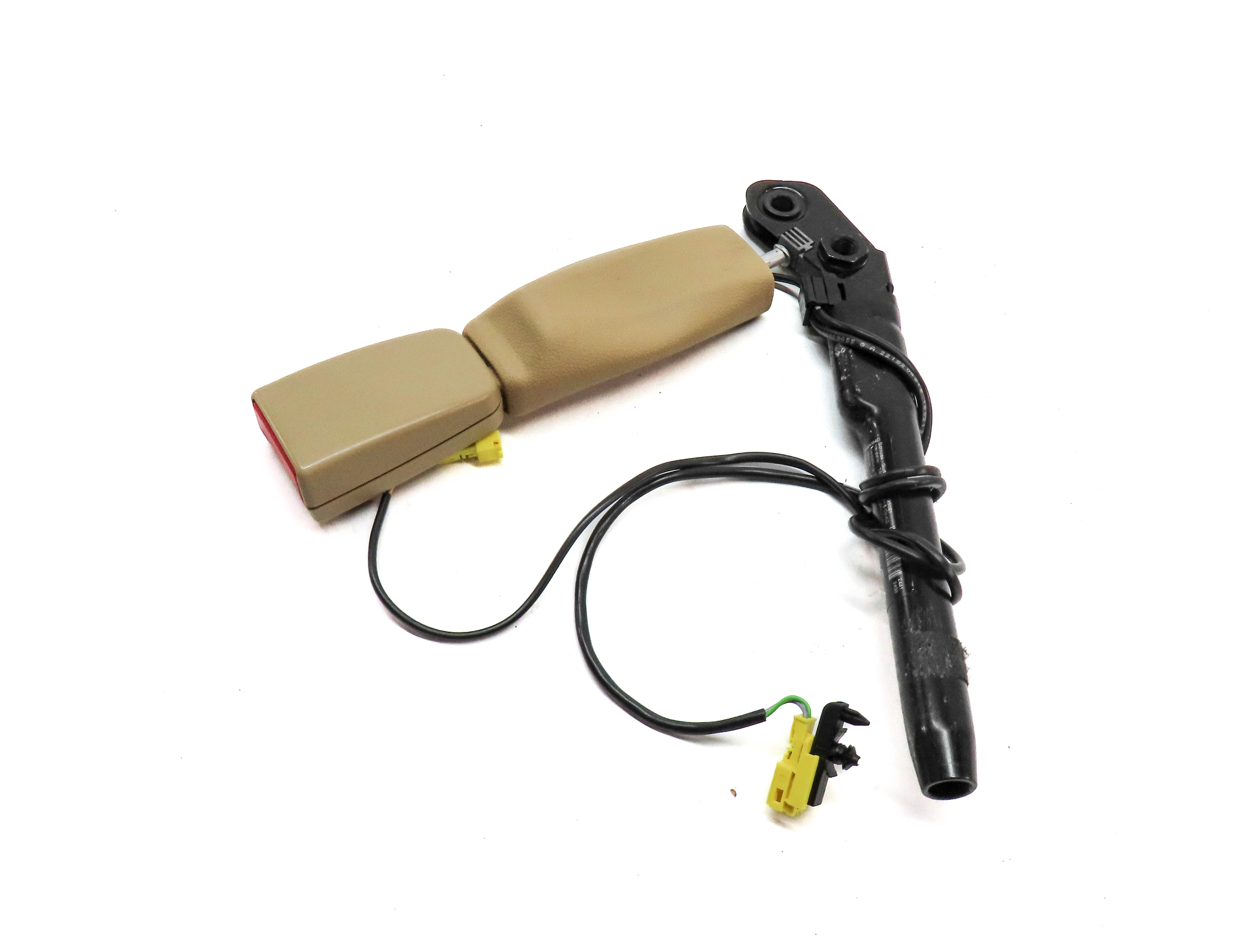 2008-2014 MERCEDES CL S CLASS (C216 W221) RIGHT FRONT SEATBELT RECEIVER (Brown) — exact item pictured